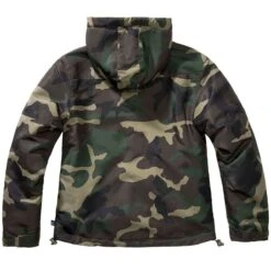 Brandit Ladies Windbreaker Front Zip Woodland -Branditer Shop 33113 10 Brandit Ladies Windbreaker Front Zip Woodland 02
