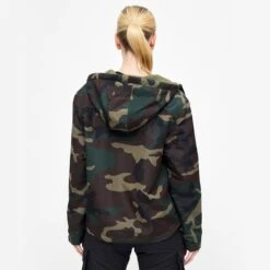 Brandit Ladies Windbreaker Front Zip Woodland -Branditer Shop 33113 10 Brandit Ladies Windbreaker Front Zip Woodland 06