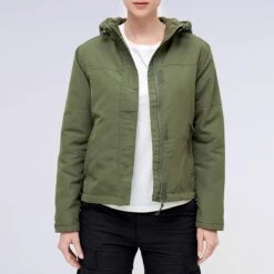 Brandit Ladies Windbreaker Front Zip Olive