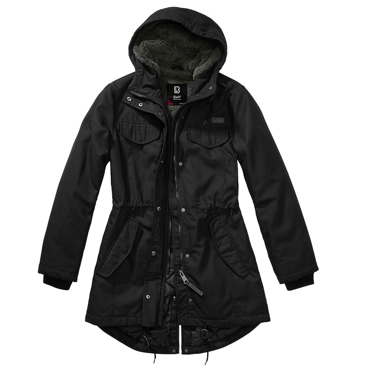 Brandit Ladies Marsh Lake Parka Black 3 Brandit Ladies Marsh Lake Parka Black
