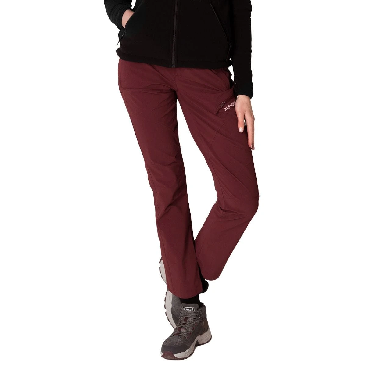 Alpinus Women Tactical Mulleres Pants Maroon 5 Alpinus Women Tactical Mulleres Pants Maroon - Image 3