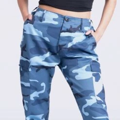 Mil-Tec Ladies Ranger Trousers Skyblue -Branditer Shop BLUE CARGO WOMEN 12 07 05 1