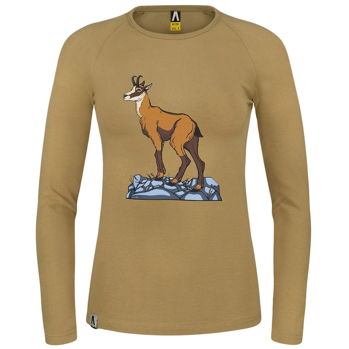 Branditer Shop -Branditer Shop SI18021 Alpinus Women Active T Shirt Varena Brown 1 2