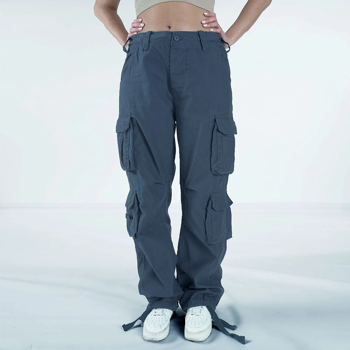 Surplus Ladies Airborne Vintage Trousers Navy - Image 2
