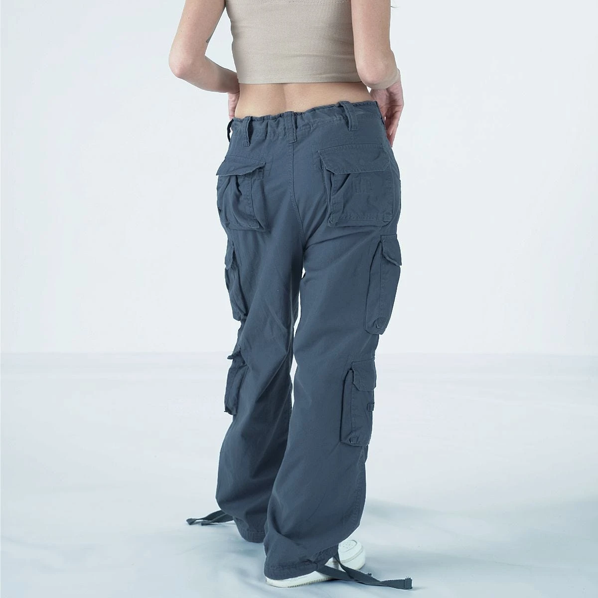 Surplus Ladies Airborne Vintage Trousers Navy - Image 3