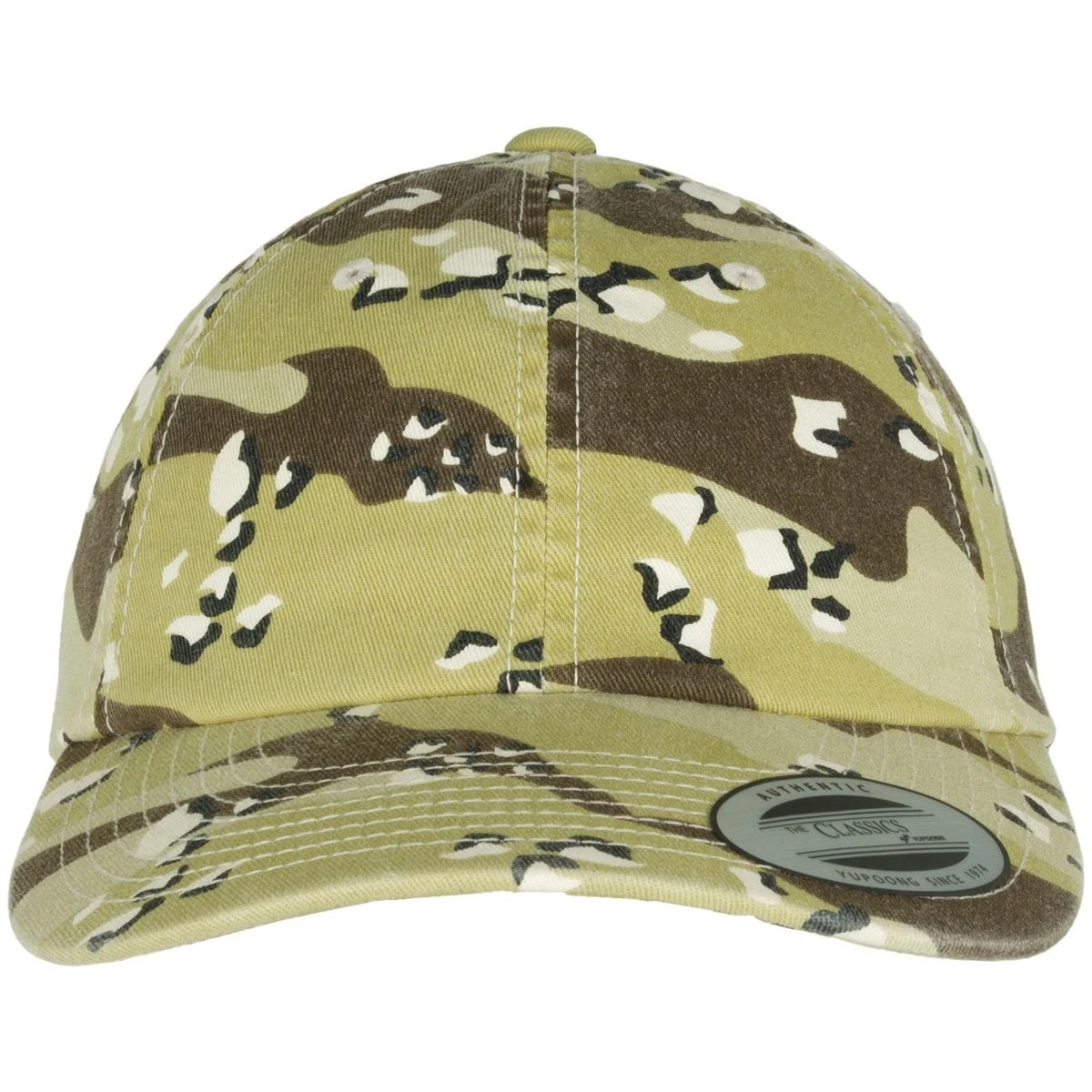 YP Low Profile Camo Washed Cap 6-Colour Desert 4 YP Low Profile Camo Washed Cap 6-Colour Desert - Image 2