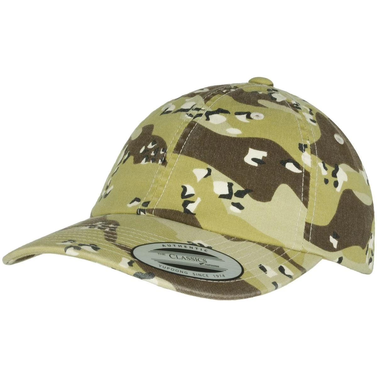 YP Low Profile Camo Washed Cap 6-Colour Desert 5 YP Low Profile Camo Washed Cap 6-Colour Desert - Image 3