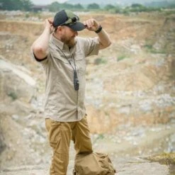 Helikon Logo Cap Polycotton Ripstop Black / Olive Green -Branditer Shop helikon logo cap black olive green 003