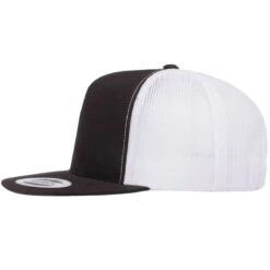 YP Classics Trucker 2-Tone Cap Black/White -Branditer Shop yp classic trucker 2 tone cap black white 004 1